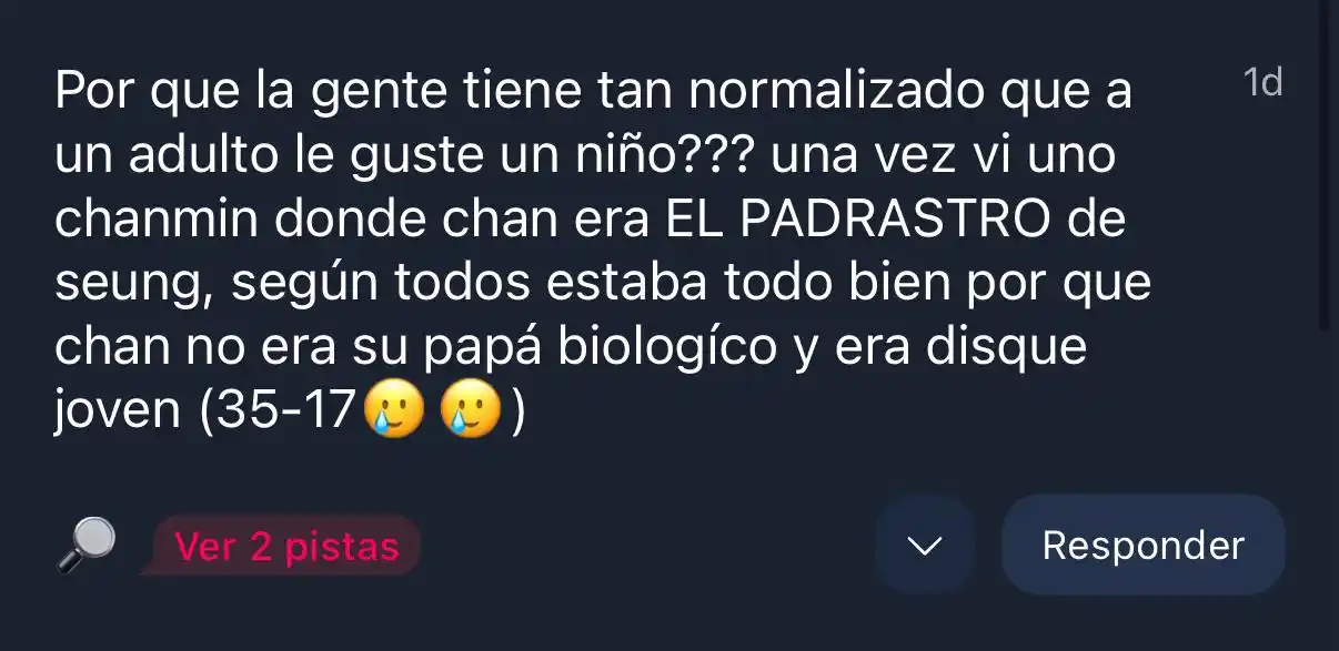 Image from moli actus : si está sp normalizado la vdd, q mal...