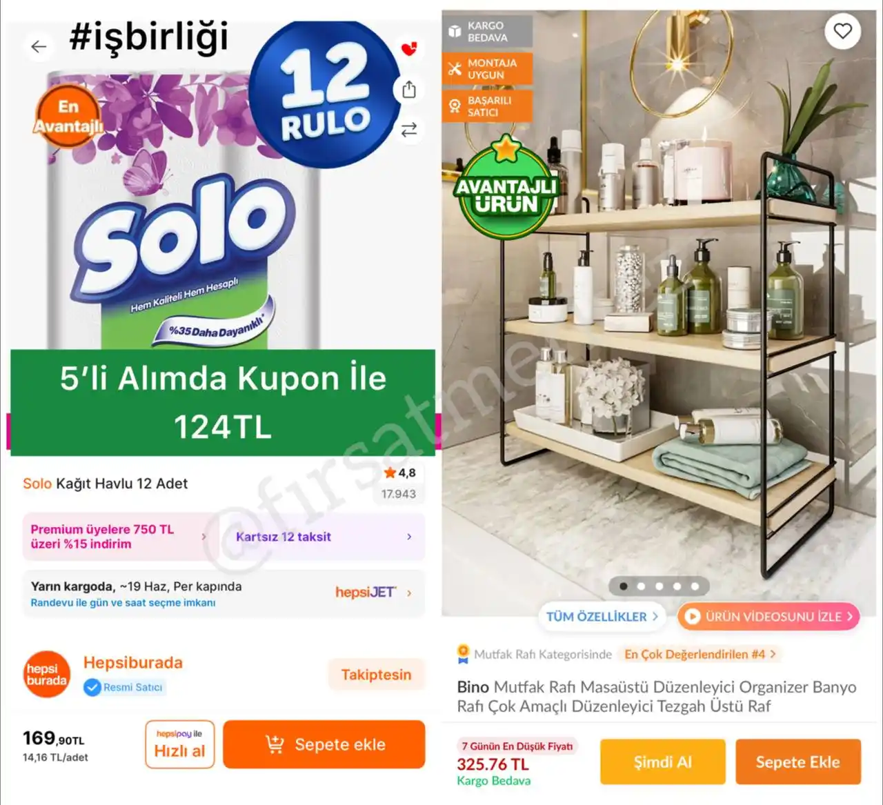 Image from İndirim Fırsat Merkezi: 🔥Solo Kâğıt Havlu 12 Adet ✅169TL - Premium Üyelere Özel 5’li Alımda...