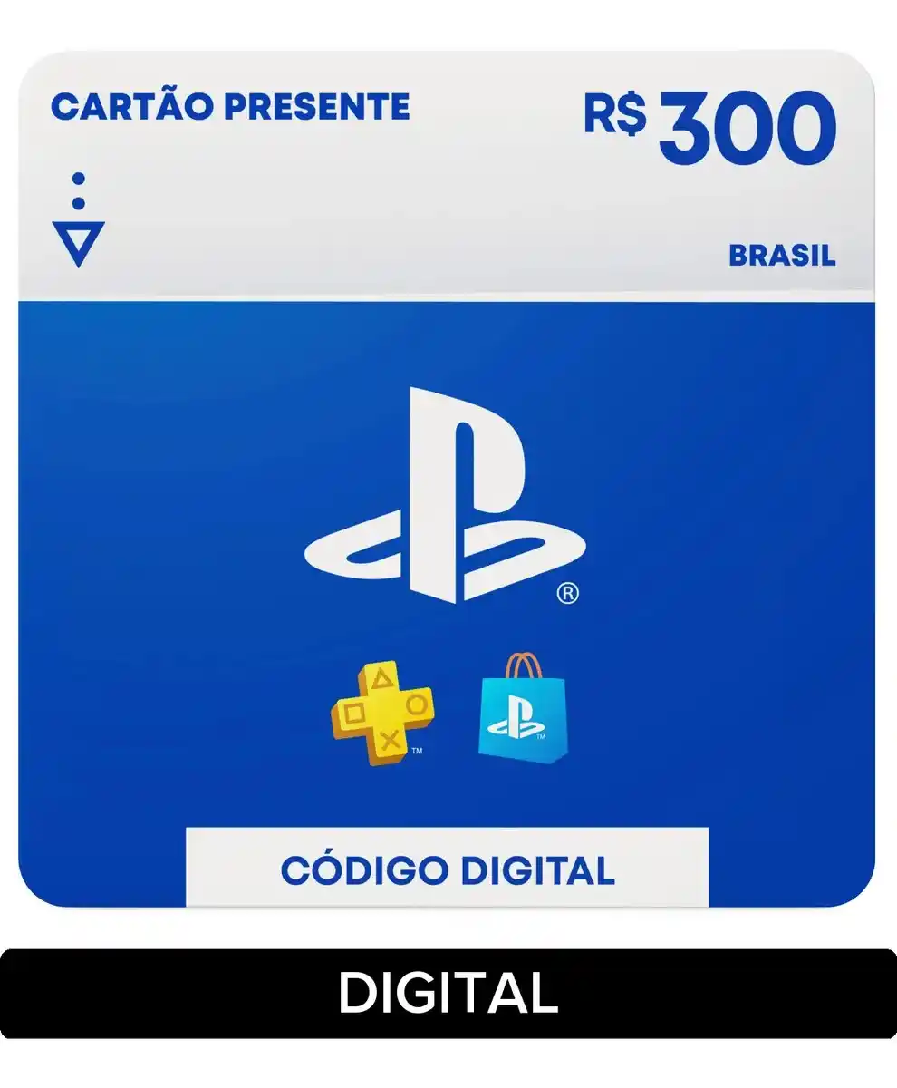 Image from GPCR Promo - Hardware e Tecnologia: 🔥Sony PlayStation Store Gift Card BRL 300 (Digital) - Vendido por Lo...