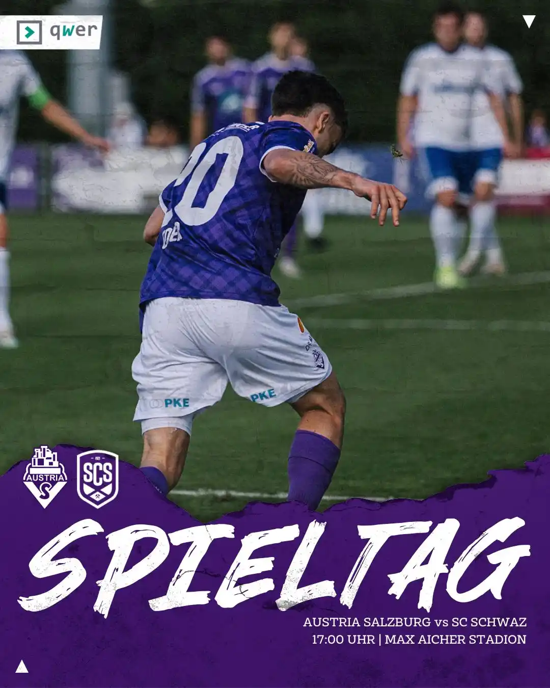 Image from SV Austria Salzburg: *SPIELTAG - HEIMSPIEL*  30. Runde, Regionalliga West 🆚 SC Schwaz 📍 M...