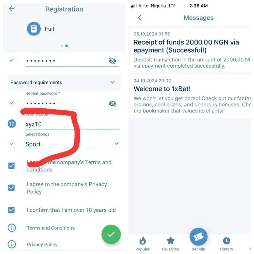 Image from DAILY SURE ODDS: *Steps to join our Free V!P Group*   1. Register your 1XBET Account he...