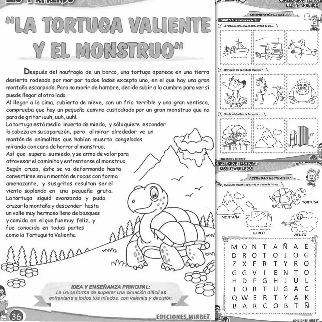 Image from Sexto Grado - Material para Maestros: ¡SUPER RECOMENDADO! Cuaderno de trabajo para leer con ayuda de divert...