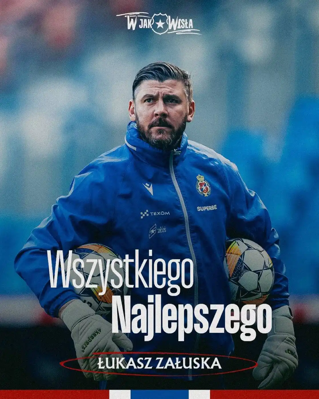 Image from Wisła Kraków 🔵⚪️🔴: Ten Pan ze zdjęcia świętuje dzisiaj swoje urodziny, więc czas na życze...