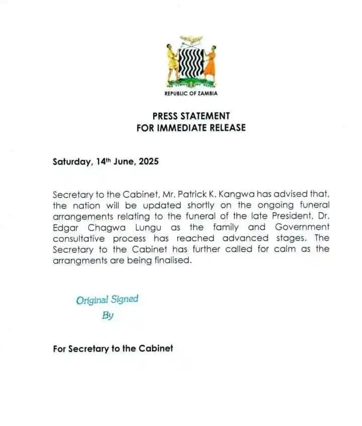 Image from Zed Blog: The secretary to the cabinet says details for former president Edgar L...