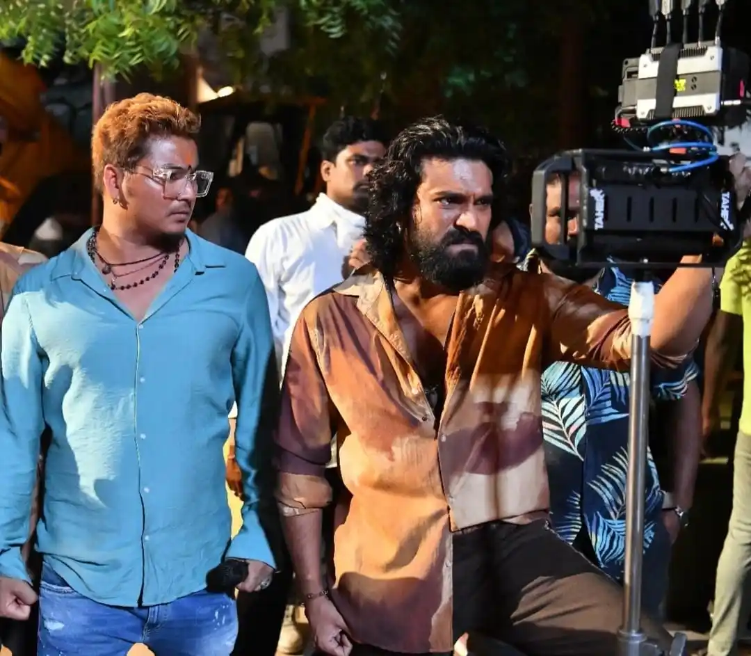 Image from BENGALURU RAM CHARAN FANS: The trio on a mission to deliver a raw and rustic action 💥🔥...
