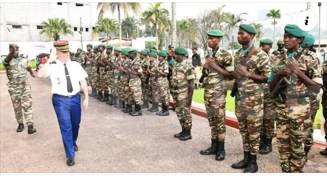 Image from Mimi Mefo Info (MMI) : The visit to Cameroon of the Director General of the French Gendarmeri...