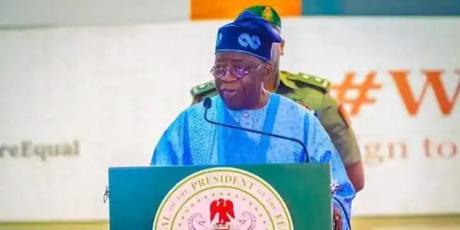 Image from Sahara Reporters: Tinubu Vows To Defend Free Speech, Says Criticism Is Vital For Democra...