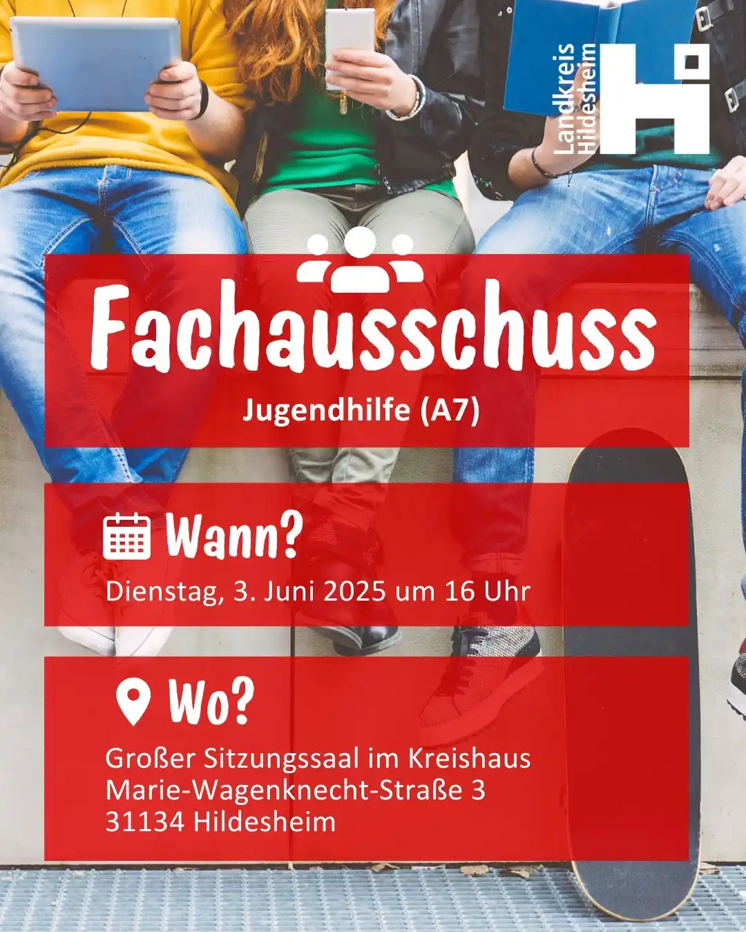 Image from Die Unabhängigen - Kreistagsfraktion Landkreis Hildesheim: Und Dienstag tagt der Fachausschuss für Jugendhilfe um 16 Uhr im große...