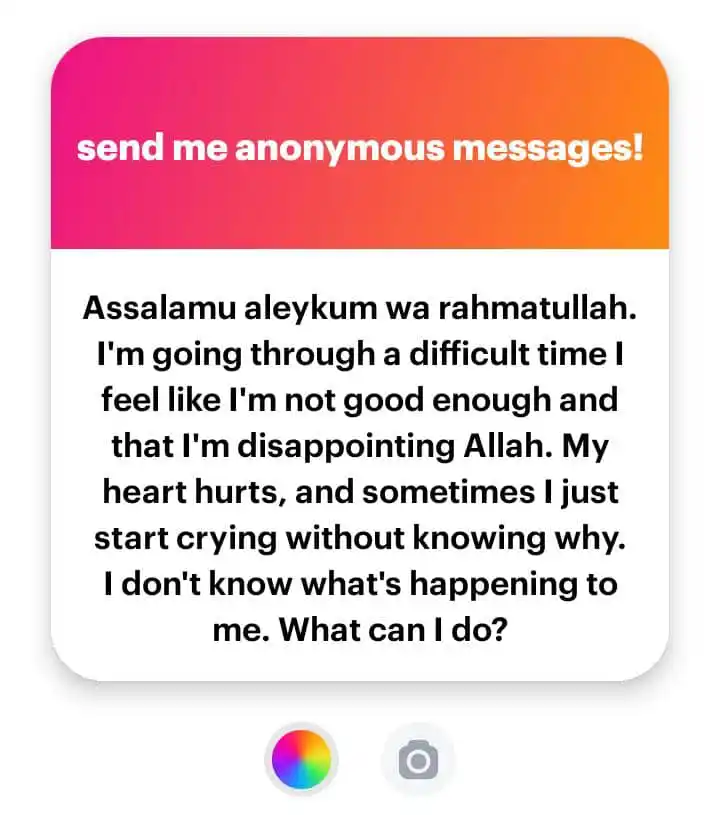Image from ~๐๐โ๐ผโ๐พ๐โ ๐โ ๐ป๐ผ๐ผโ๐ค๐ผ: Waalaikum Salam warahmatullahi wabarakatuh ๐ผ You are not alone. Fee...