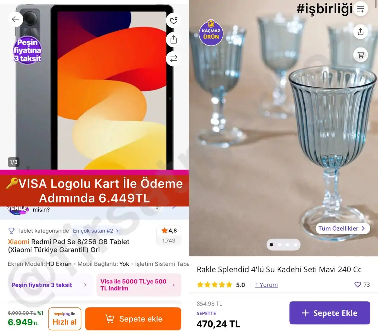 Image from İndirim Fırsat Merkezi: 🔥Xiaomi Redmi Pad Se 8/256GB Tablet Gri ✅Premium’a Özel VISA Logolu...