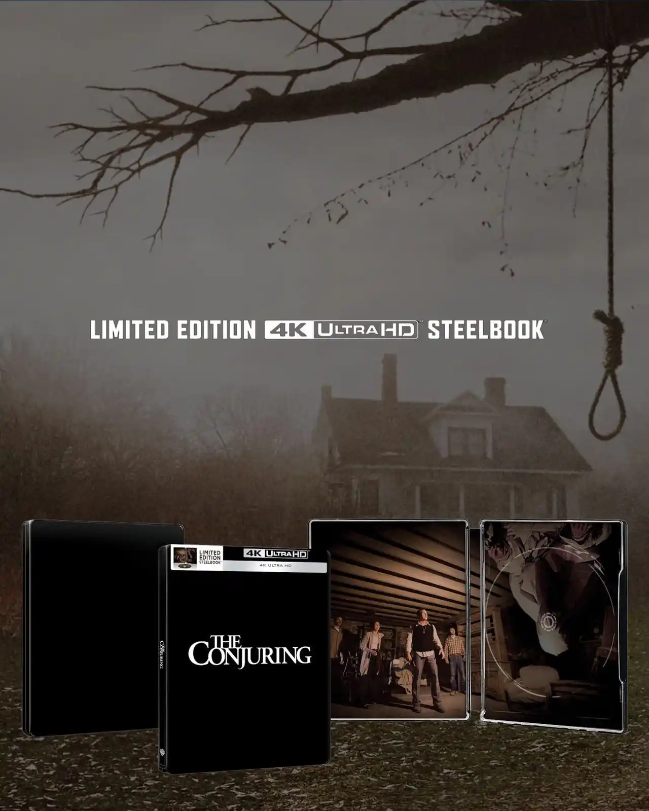 Image from Bluraymania: Заклятие (The Conjuring) (2013) (4K UHD Blu-ray) Steelbook Впервые на...