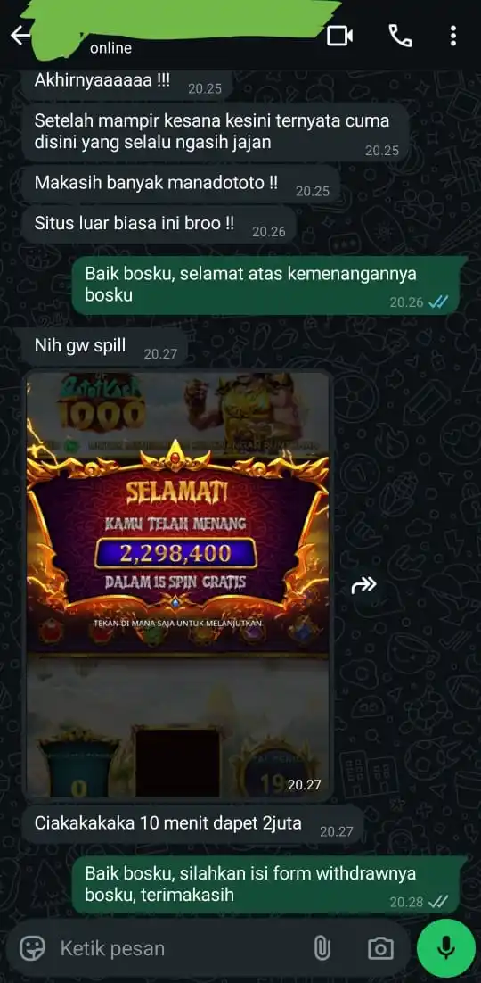 Image from SERVER SLOT RESMI MANADOTOTO: 10 Menit 2 juta???? uwaaaawwww Dimana lagi yang mau ngasih klo bukan d...