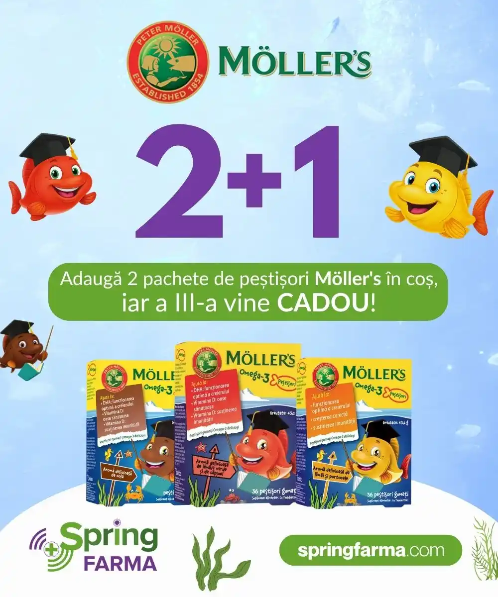 Image from Spring Farma: 🎉 *2+1 CADOU* 🎉 Peștișorii gumați Möller’s vin cu o super ofertă pe ...