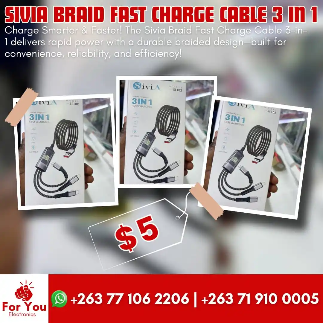 Image from For You Electronics: 3-in-1 Original Fast Charging Cable – Charge all your devices with o...