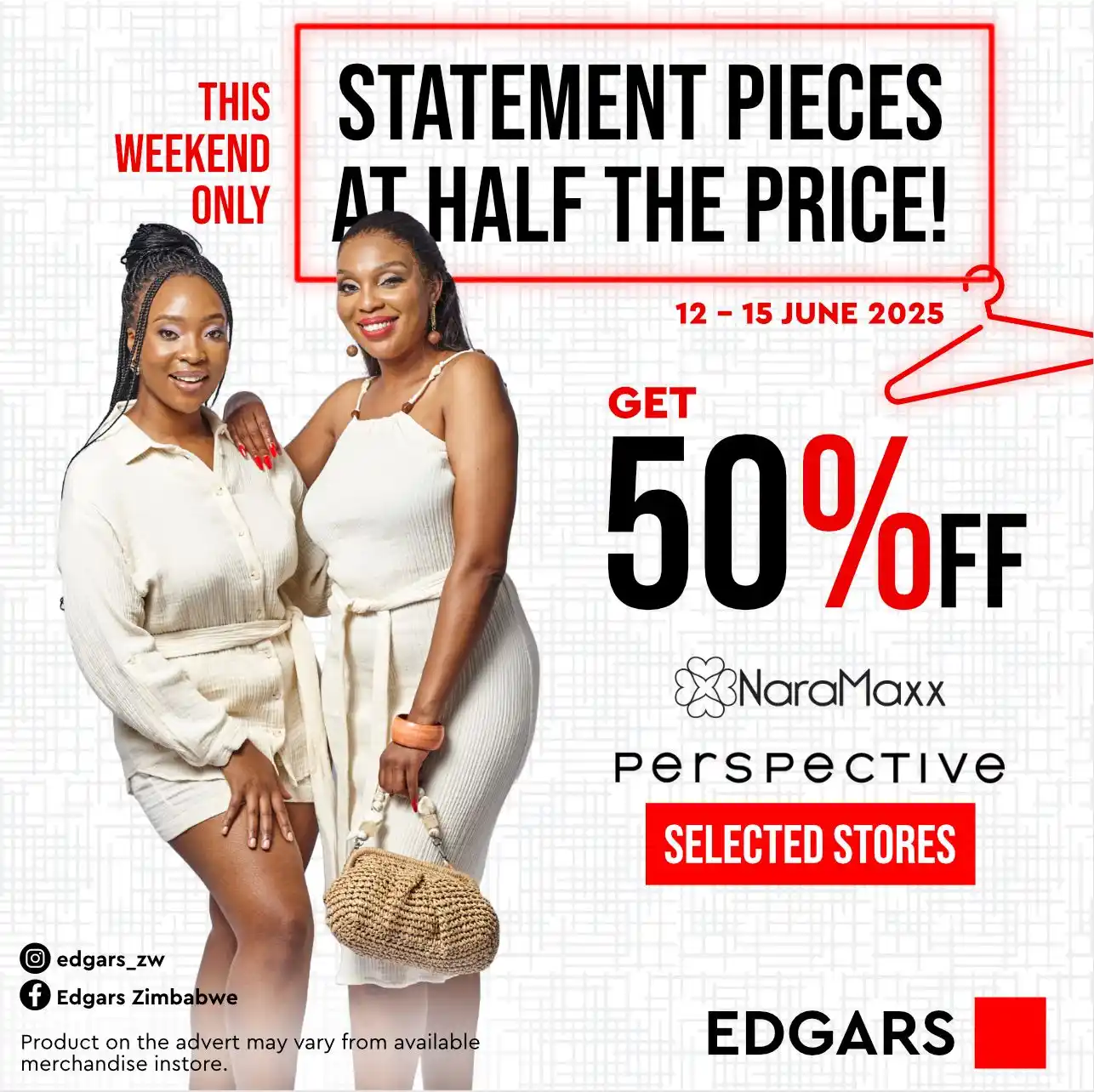 Image from Edgars Zimbabwe: 50% OFF ALERT! Step into effortless women’s style with NaraMaxx & Per...