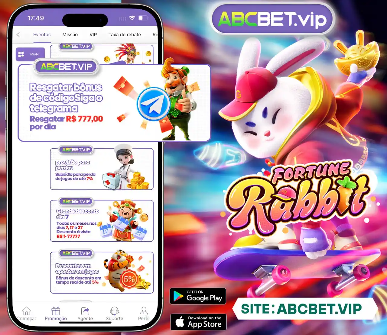 Image from ABCBET.VIP | Canal Oficial ®: 🌟 ABCBET.CC | Líder de apostas na rede 🇧🇷 ↗️ Convide 1 amigo e ga...