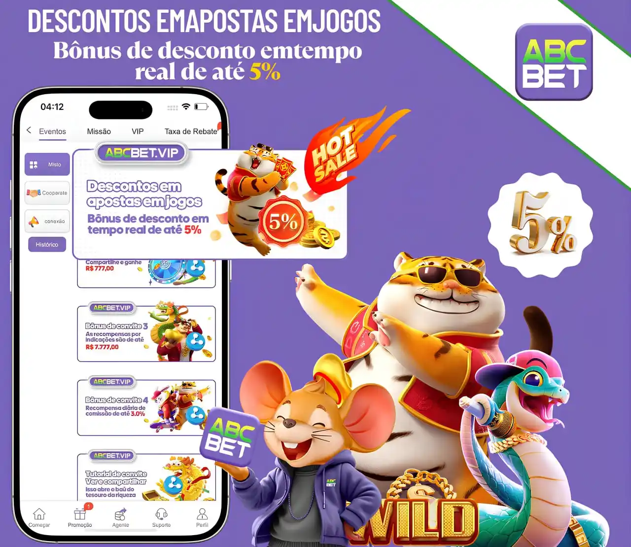 Image from ABCBET.VIP | Canal Oficial ®: 🌟 ABCBET.CC | Líder de apostas na rede 🇧🇷 ↗️ Convide 1 amigo e ga...