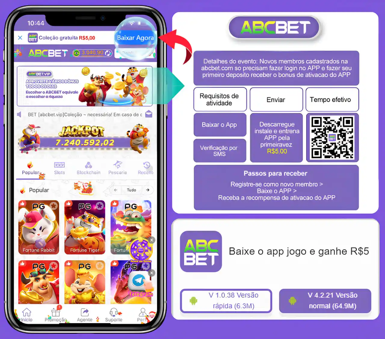 Image from ABCBET.VIP | Canal Oficial ®: ABCBET.CC | Líder de apostas na rede 🇧🇷 ↗️ Convide 1 amigo e ganhe...