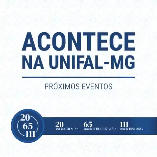 Image from Jornal UNIFAL-MG: 📢 *Acontece na UNIFAL-MG nº 161* 📆 Confira o boletim de eventos sem...