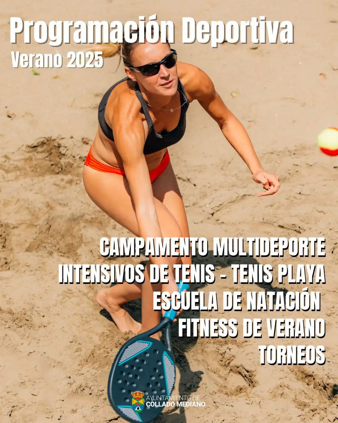 Image from Información Collado Mediano: 📌 Actividades deportivas verano 2025 El Ayuntamiento de Collado Media...
