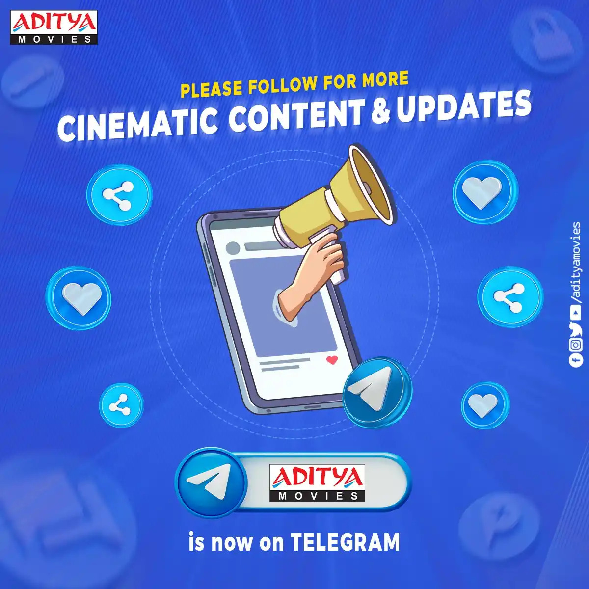 Image from Aditya Movies: 🎬 Aditya Movies is now on Telegram! Join us for superhit Hindi dubbed...