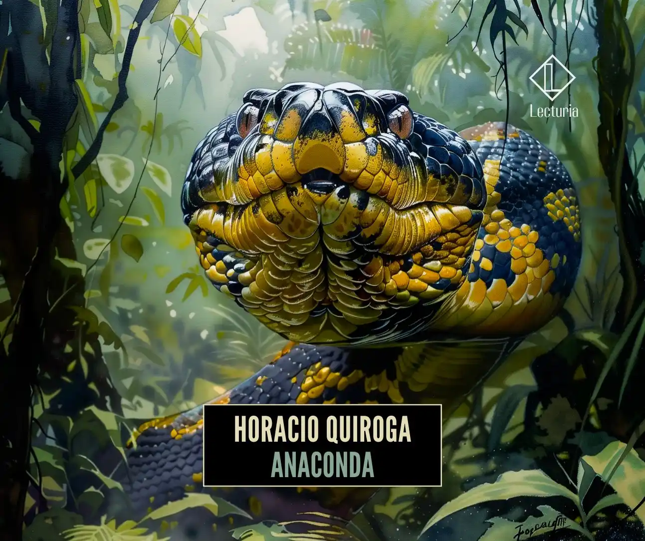 Image from Lecturia : Biblioteca de relatos: «Anaconda» es un cuento de Horacio Quiroga, publicado el 12 de abril d...