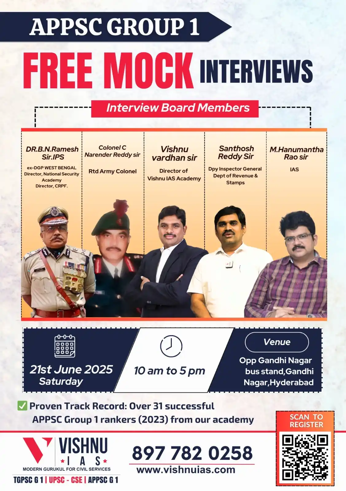 Image from VISHNU IAS: 🌟APPSC GROUP 1 MOCK INTERVIEW 🎓The Best Interview panel at VIAS on J...