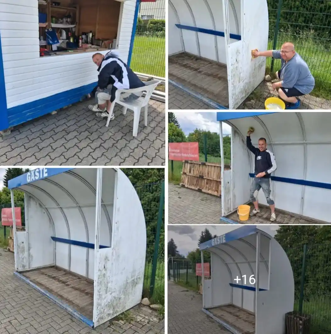 Image from FC Oberlausitz Neugersdorf e.V.: 💙🤍 ARBEITSEINSATZ TAG 3️⃣ 💙🤍 Am gestrigen Montag, den 09.Juni fan...