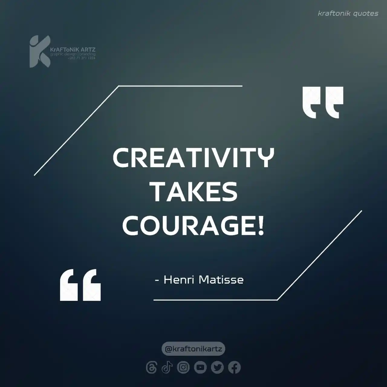 Image from KrAFToNiK ARTZ: As simple as it gets‼️ Work with Kraftonik Artz @kraftonikartz - a tea...