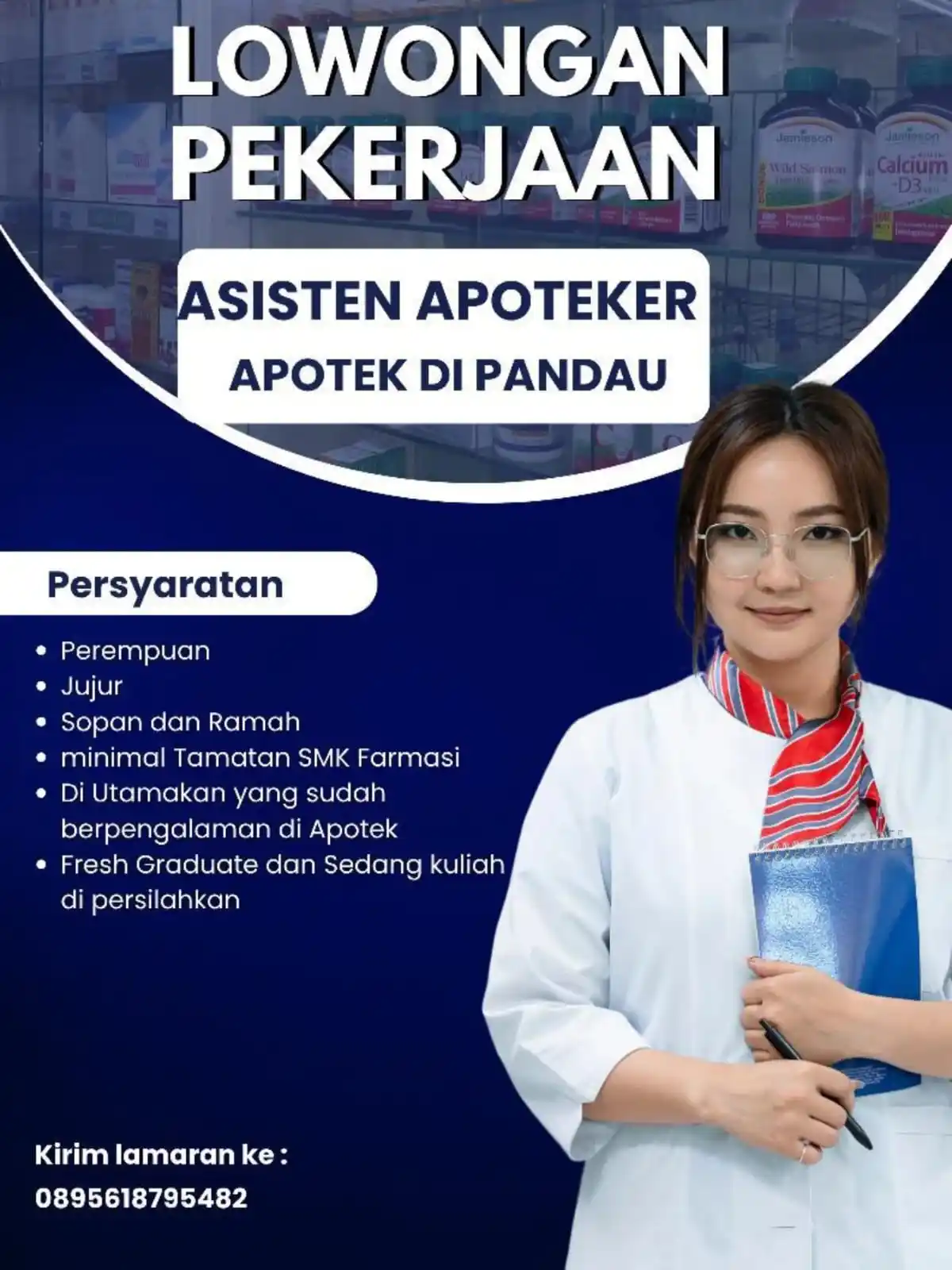 Image from INFO PEKANBARU: Asisten Apoteker...