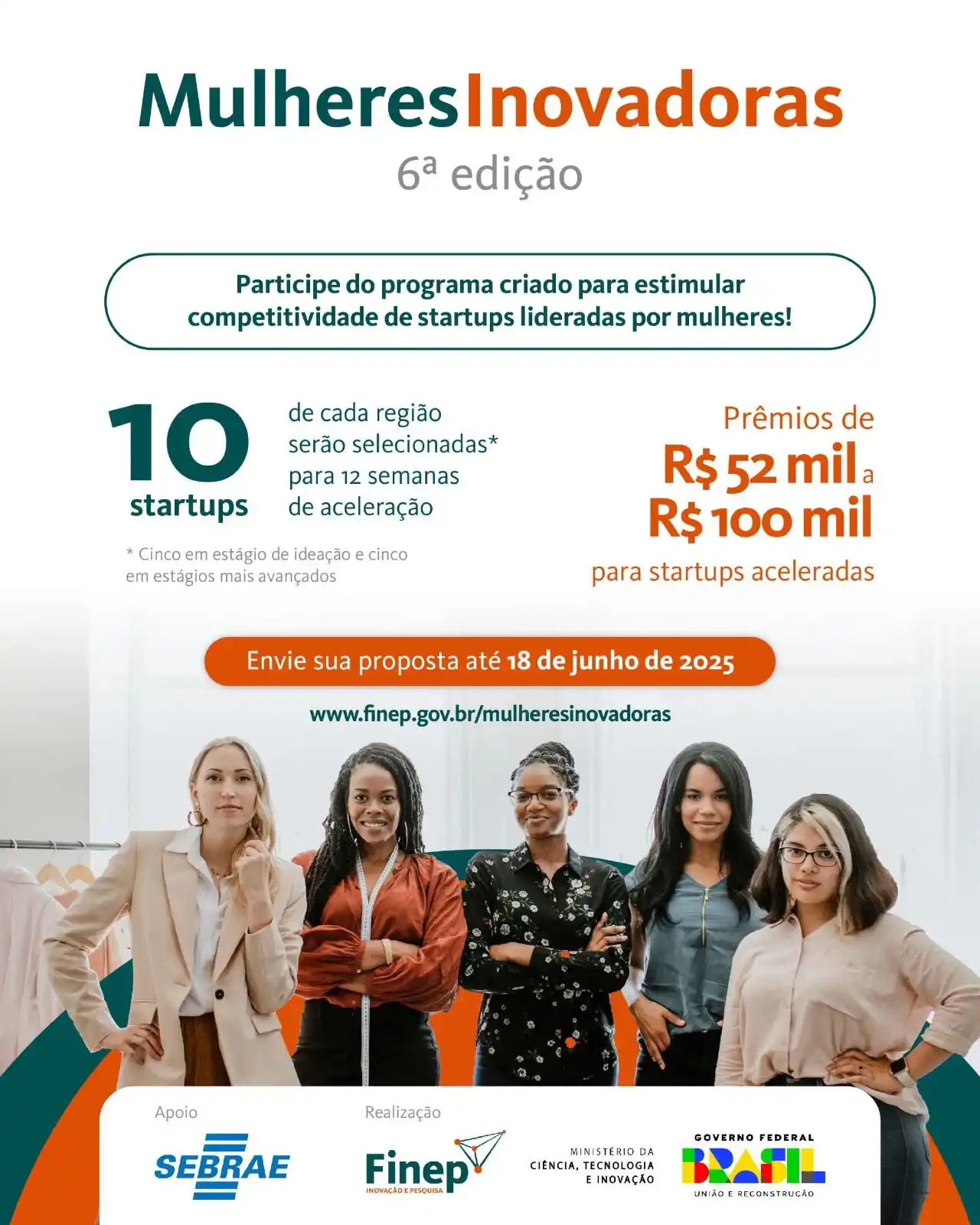 Image from Finep: 🚨 Atenção: O prazo final para se inscrever termina nesta quarta-feira...