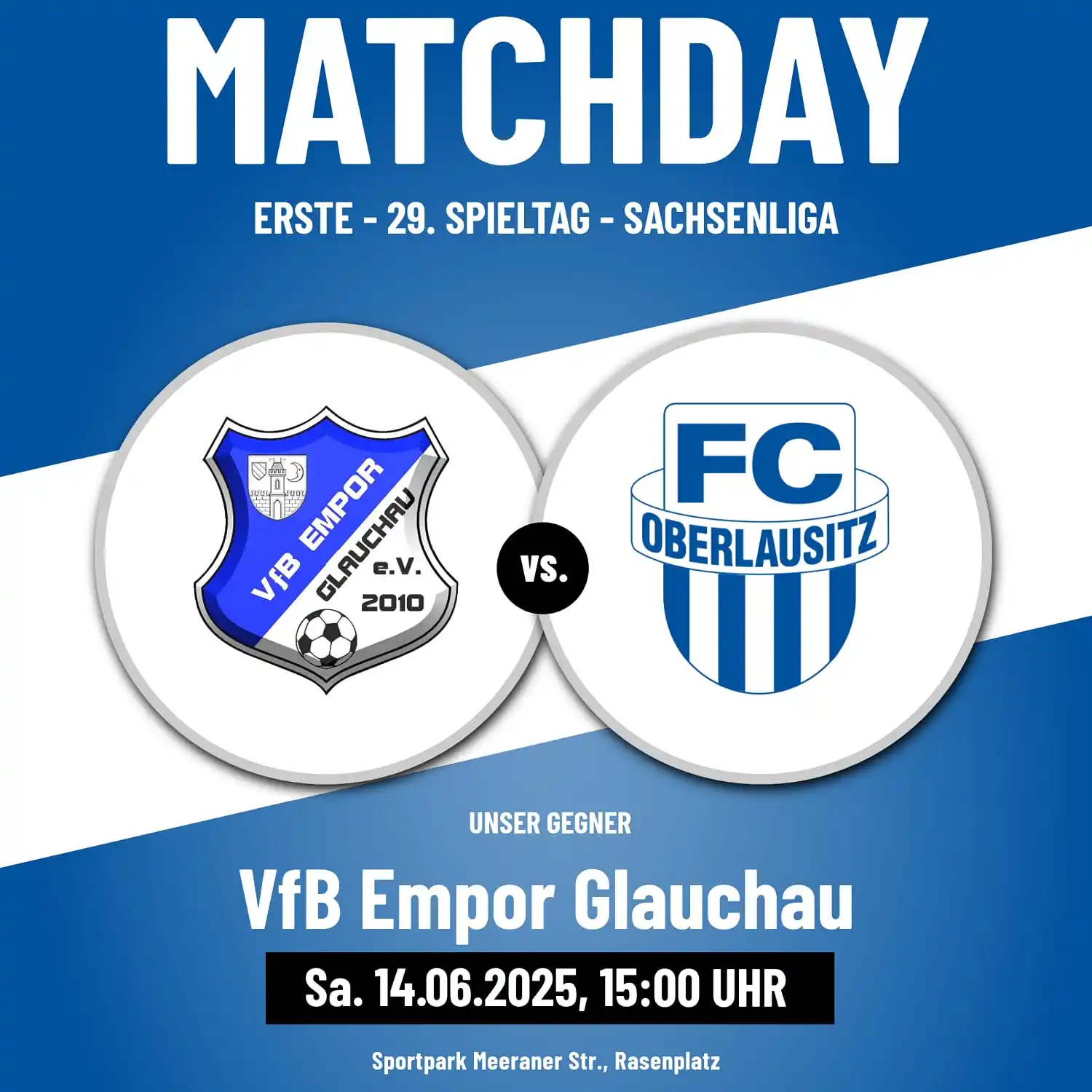Image from FC Oberlausitz Neugersdorf e.V.: ⚽️💙 AUSWÄRTSSPIELTACH ! ERSTE ! <a class="text-blue-500 hover:underli...