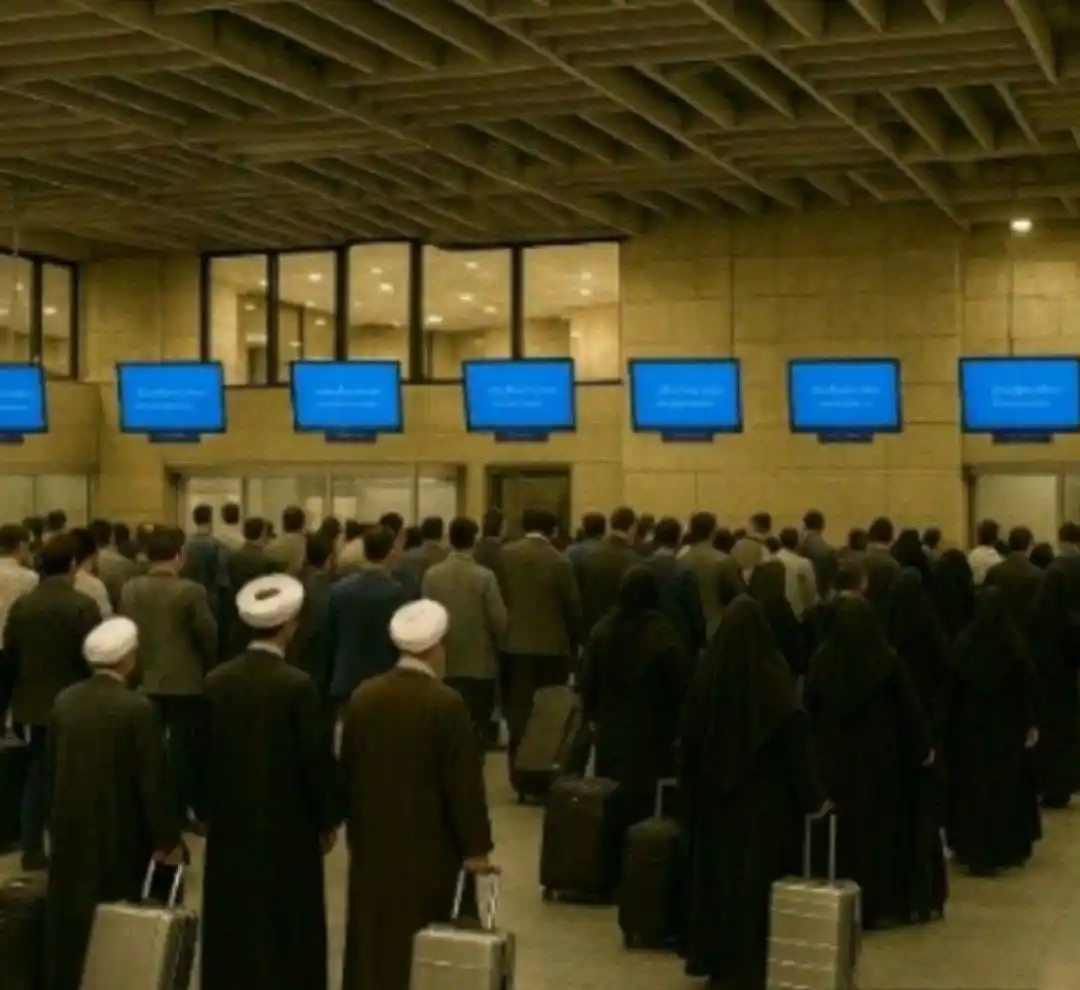 Image from خبرنامه نهضت مقاومت ملی ایران: 🔴 آیا عدهای در حال فرار هستند؟! خبرهای دقیق از کارکنان فرودگاه امام...