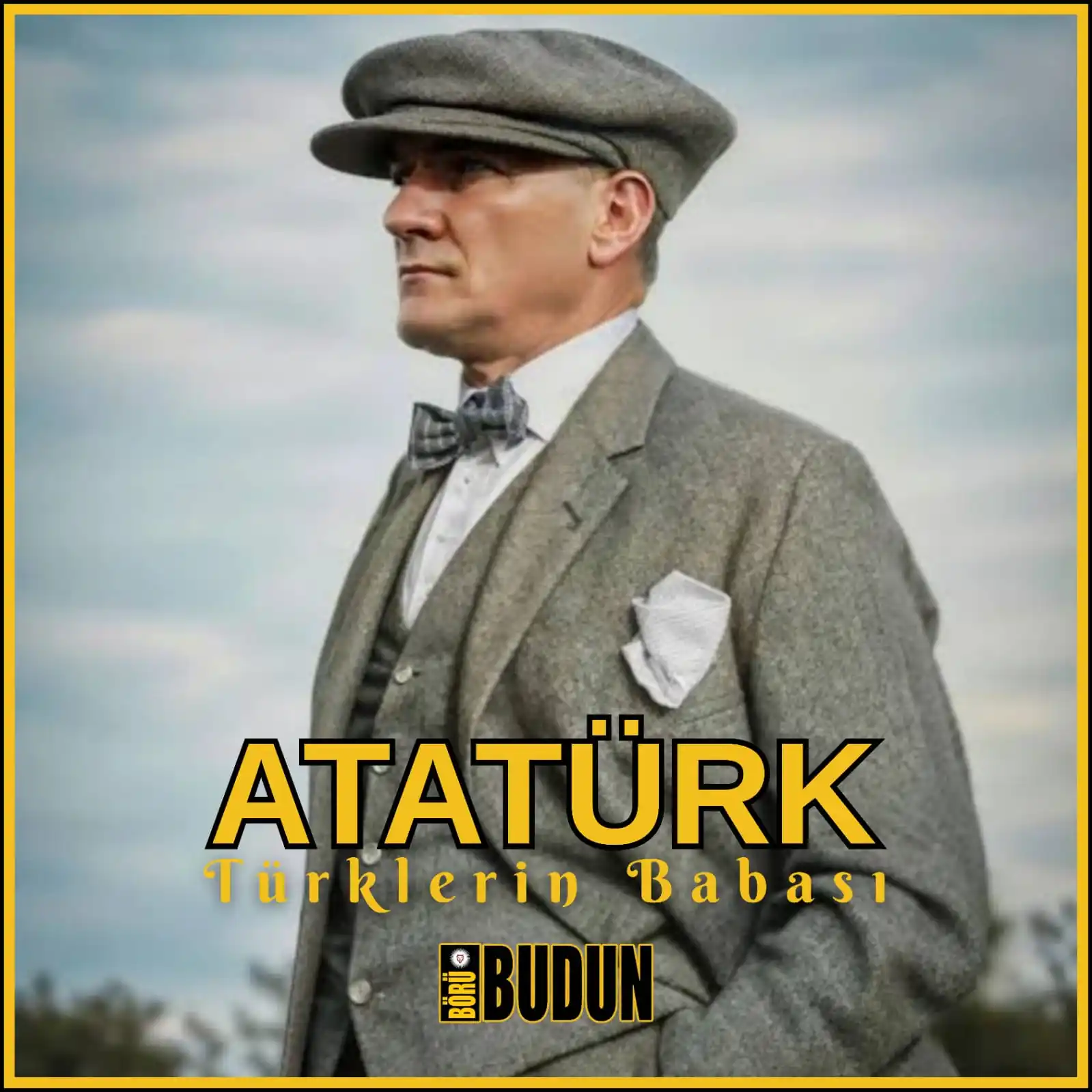 Image from Börü Budun Dergisi: Başta tüm Türklerin Babası Gazi Mustafa Kemal Atatürk olmak üzere; evl...