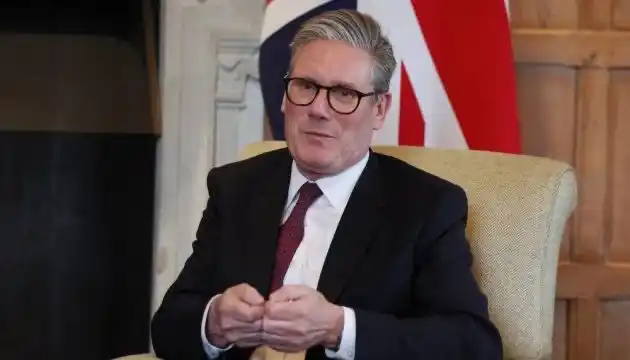 Image from UATV English: British Prime Minister Keir Starmer has accused Russian President Vlad...