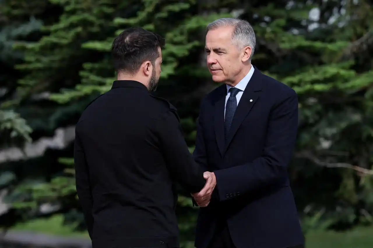 Image from UATV English: 🇨🇦 Canadian PM Carney Announces New Sanctions and $1.5 Billion in Mi...