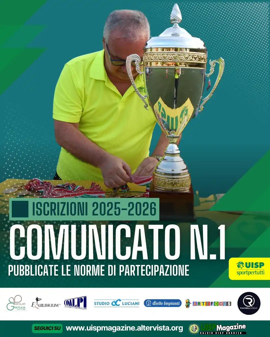 Image from UISP MAGAZINE NEWS: *CALCIO UISP ABRUZZO* Pubblicate le Norme di Partecipazione 2025-2026 ...