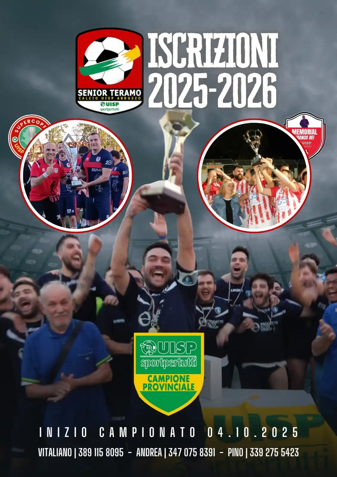 Image from UISP MAGAZINE NEWS: ⚽ CALCIO UISP ABRUZZO 🔴 SENIOR TERAMO ➖➖➖ Dopo Pescara - Chieti (ed i...