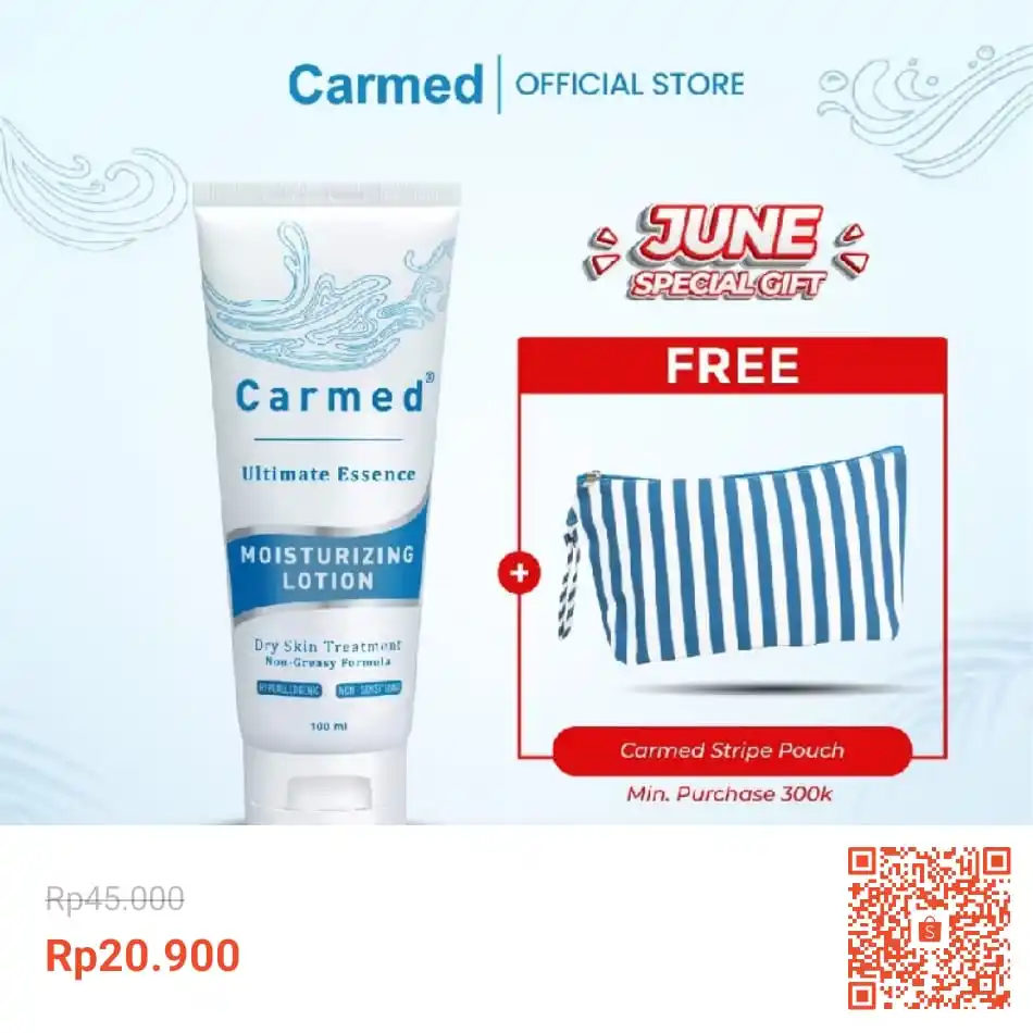 Image from SiCode Voucher + Hidden GEM Shopee: Carmed Ultimate Essence Moisturizing Lotion 100 ML Normalnya 37rb ...