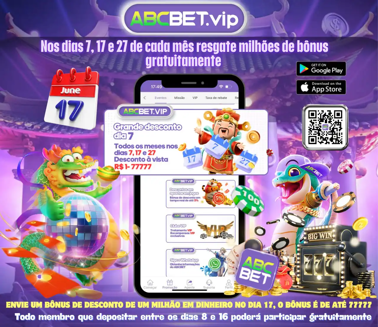 Image from ABCBET.VIP | Canal Oficial ®: Caros membros da ABCBE, vocês estão prontos para receber suas recompen...