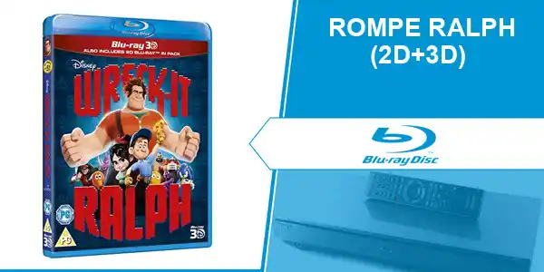 Image from Chollos de Cine (cinemix.es): CHOLLO ‼️ ⚡️ AMAZON  *Rompe Ralph (2D+3D)* (Bluray) / Edición inglesa ...