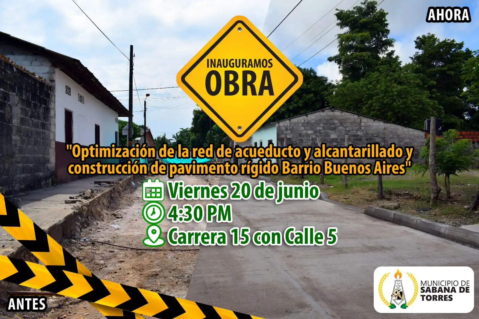 Image from Prensa Municipio Sabana de Torres: ✅Con mucha alegría y orgullo, realizaremos entrega de nuestra primera ...