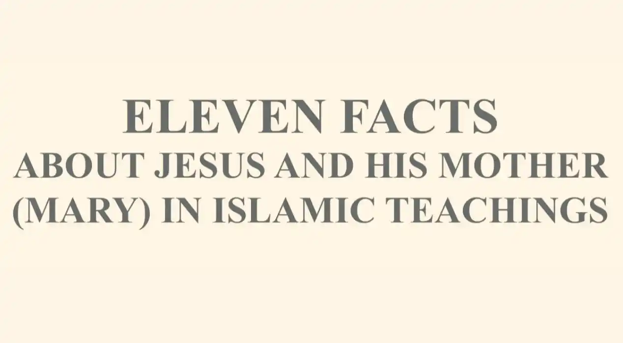 Image from 🌸Allah is enough🌿: *CONCLUSION from ‘ELEVEN FACTS ABOUT JESUS AND HIS MOTHER (MARY) IN IS...