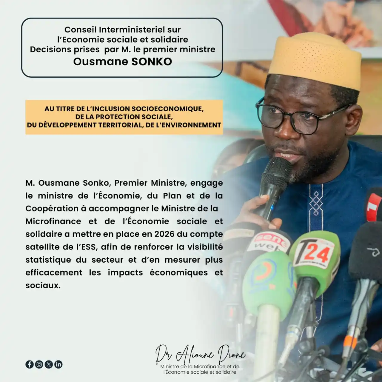 Image from Ministère de la Microfinance et de l’Economie sociale et solidaire : Conseil Interministériel sur l’Économie Sociale et Solidaire du 23 mai...