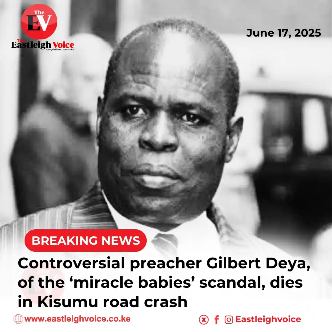 Image from Eastleigh Voice - eastleighvoice.co.ke: Controversial preacher, Bishop Gilbert Deya, linked to the infamous ‘m...