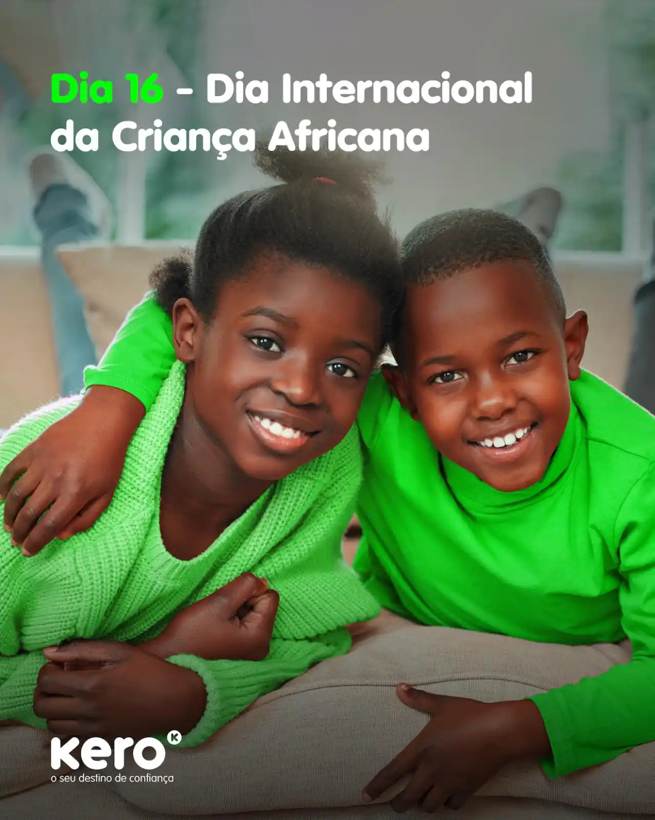 Image from Hipermercado KERO: 👶🏾 Dia da Criança Africana Os miúdos que correm descalços e já sabe...