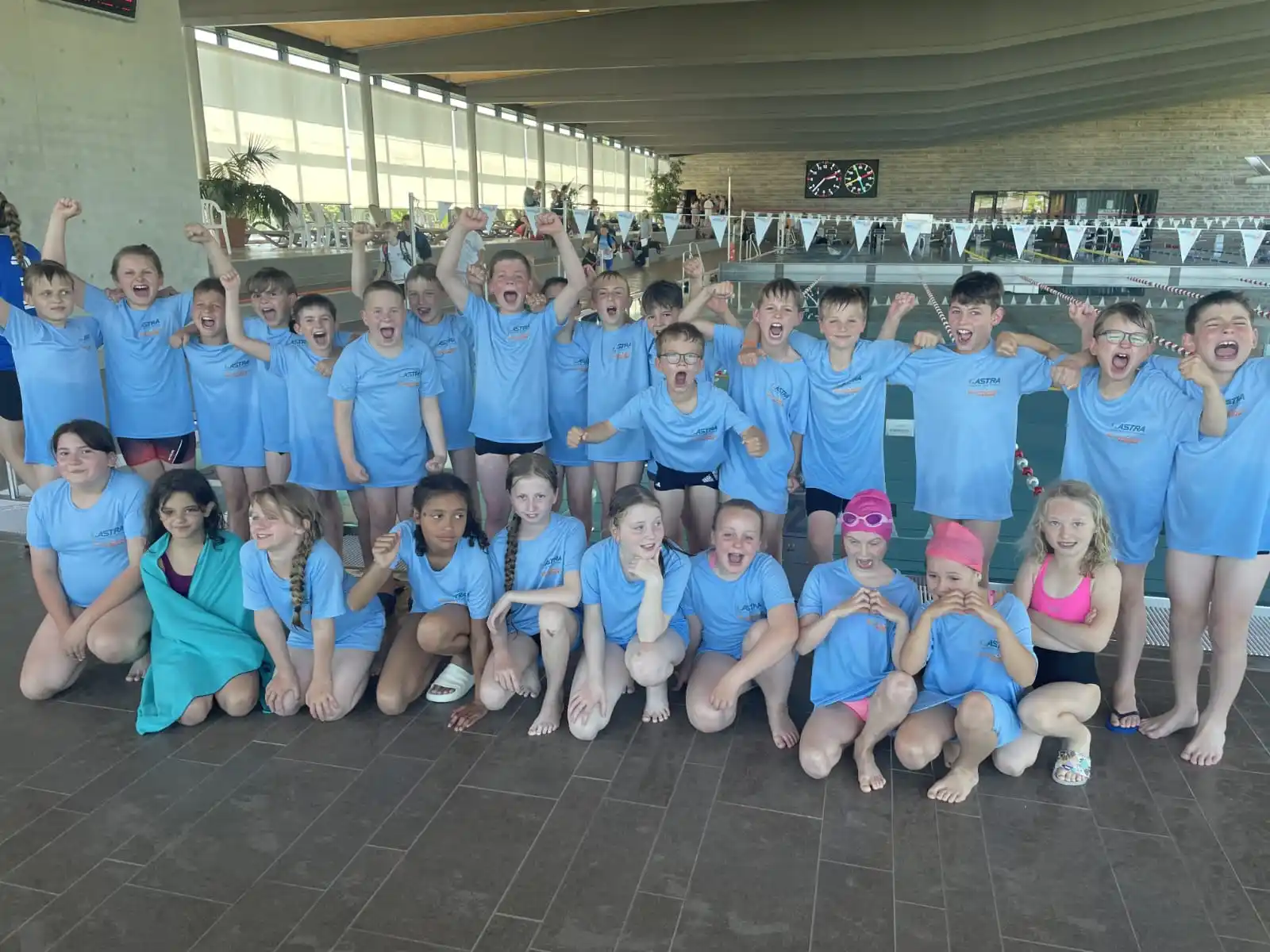 Image from Gemeinde Bartholomä: Die Laubenhartschule „rockt“ Neckarsulm! 🏊♀️🥇 28 Schüler*innen der ...