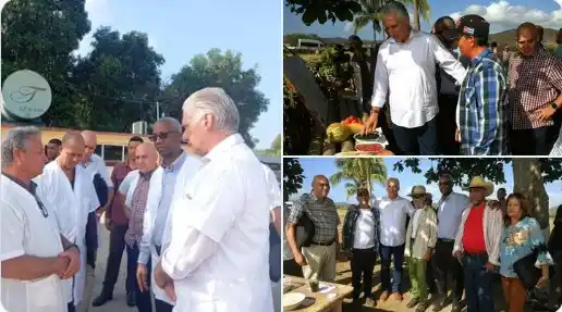 Image from Partido Comunista de Cuba: Dr. Roberto Morales Ojeda (DrRobertoMOjeda) en X En el municipio <a c...