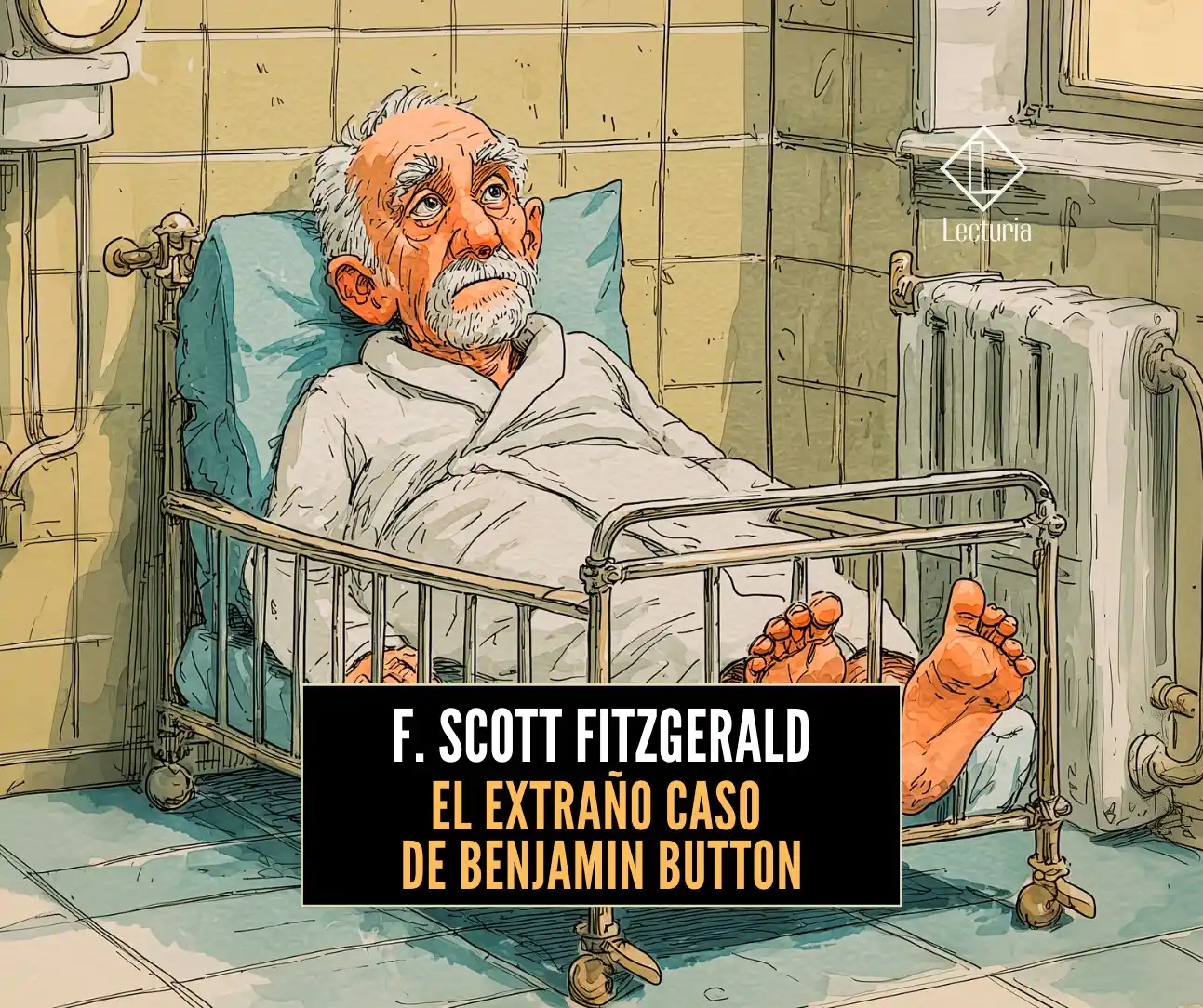 Image from Lecturia : Biblioteca de relatos: «El extraño caso de Benjamin Button» (The Curious Case of Benjamin But...