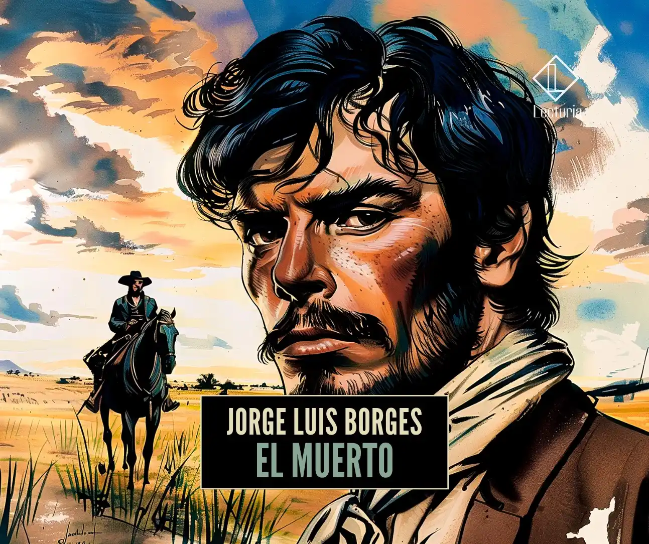 Image from Lecturia : Biblioteca de relatos: «El muerto» es un cuento de Jorge Luis Borges, publicado en 1949 en la...